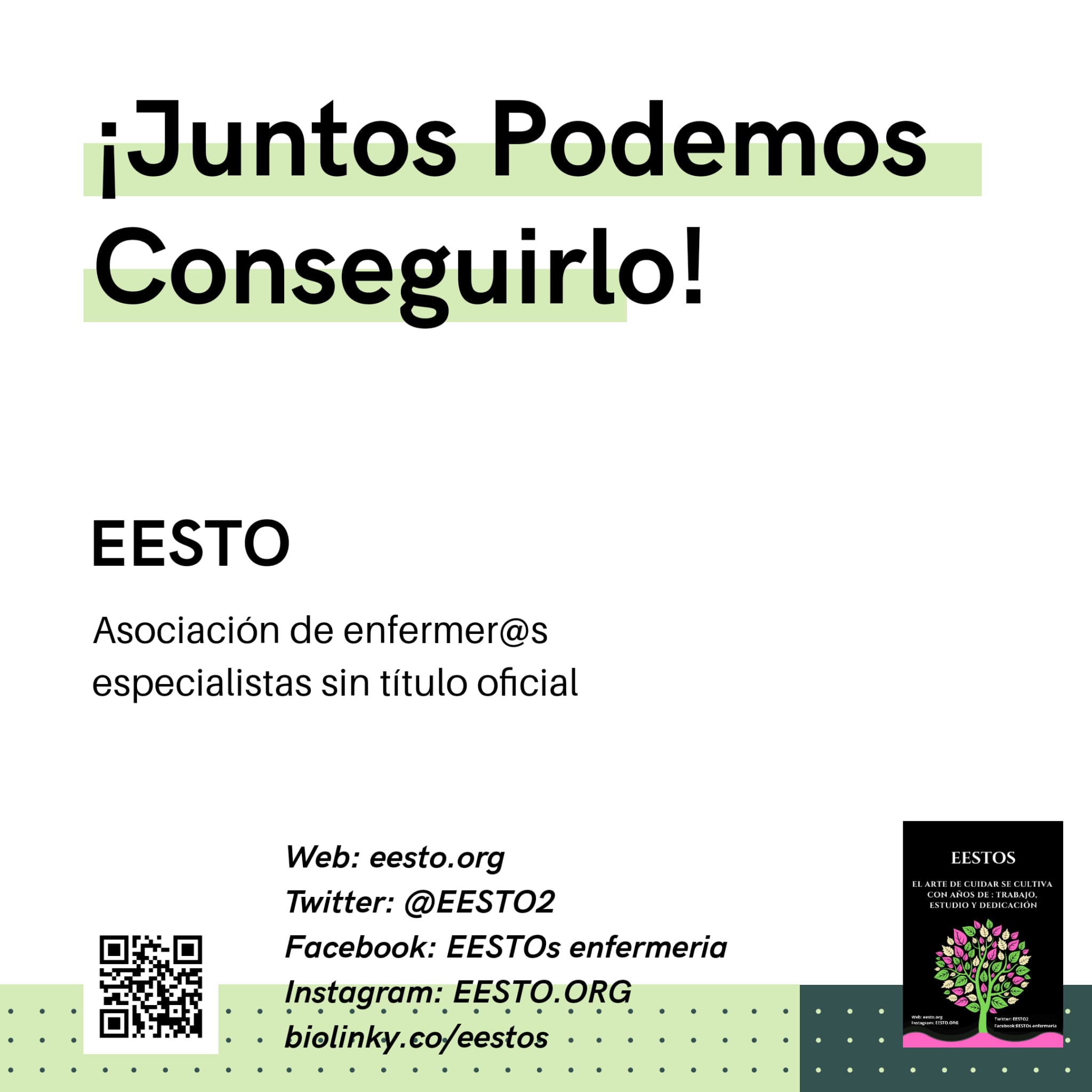 Cartelería Asociación Nacional EESTO semana 21 de septiembre 2020