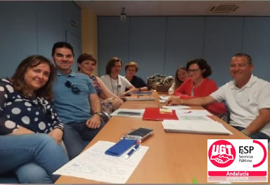 UGT Andalucía muestra su apoyo a EESTO