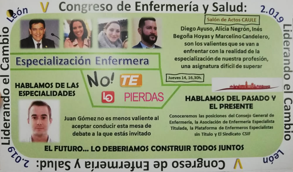 V Congreso Nacional de Enfermería y Salud